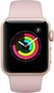 Apple Watch 3 GPS + Cellular 42mm Gold Aluminum Case with Pink - Scratch & Dent