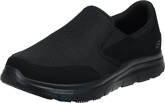 77048BBK Skechers Men's Flex Advantage McAllen Slip BLACK Size 10.5 Like New