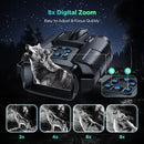 DIYIMIN 4K NIGHT VISION GOGGLES FOR ADULTS, 2000FT INFRARED NIGHT VISION - BLACK - Like New