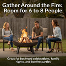 Sunnydaze 34" Heavy-Duty Cast Iron Fire Pit Bowl for Outside B06XXQDDBB - Black - Brand New