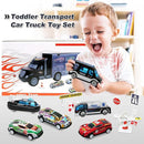 JODUDLR Toddler Toys for 3-4 Year Old Boys Large Transport Cars Carrier - BLACK - Like New