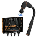 PURSONIC DEEP TISSUE MASSAGE GUN U-SHAPED POSITIONING MG-1200 - Black - Like New