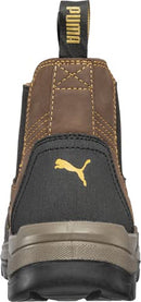630935 Puma Safety Tanami Double Gore Brown Soft Toe Mid Size 10 - Like New