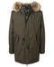 MACKAGE MORITZ-D PARKA WITH NATURAL FUR HOOD - MEN'S - SIZE 36 - ARMY/NATURAL Brand New