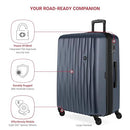 SWISSGEAR ENERGIE HARDSIDE EXPANDABLE LUGGAGE SPINNER WHEELS 3 PIECE - NAVY - Like New