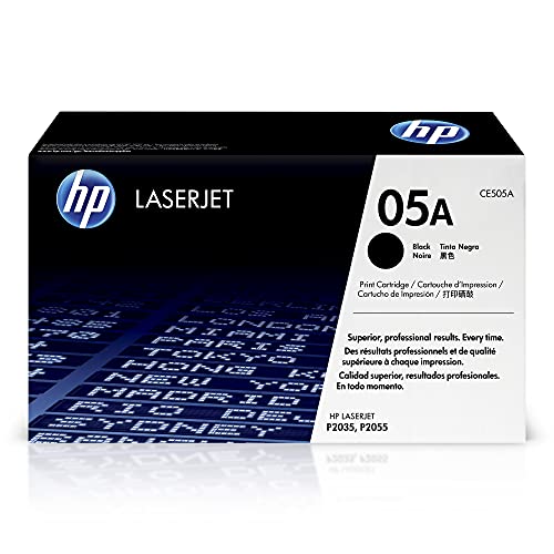 HP 05A BLACK TONER CARTRIDGE | WORKS WITH HP LASERJET P2035, P2055 SERIES CE505A Brand New