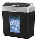 ATIVA 8-SHEET MICRO-CUT LIFT-OFF SHREDDER WITH HANDLE - BLACK/SILVER - Brand New