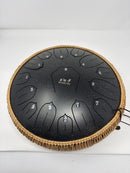 WUDIEYIN STEEL TONGUE 15 NOTES 14" PERCUSSION INSTRUMENT HANDPAN DRUM 432 HZ - Like New
