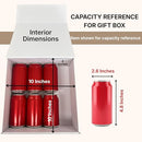 CECOBOX Gift Boxes with Lids Presents Magnetic Closure Box (White) - Brand New