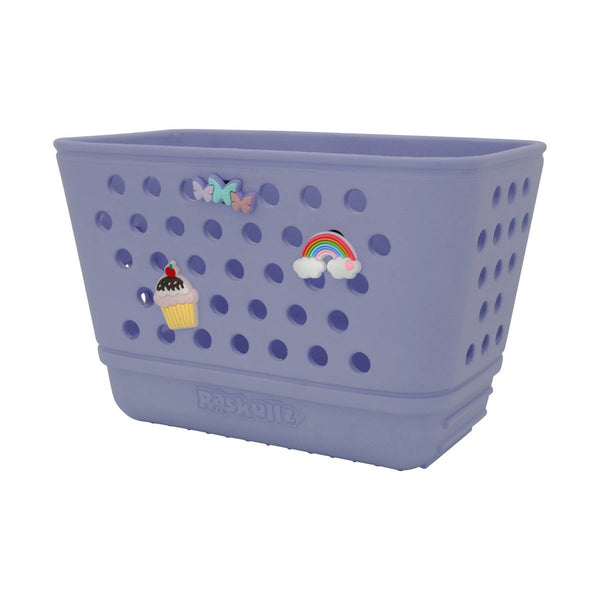 RASKULLZ KIDS' BIKE BASKET WITH CHARMS LAVENDER - Like New