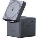 ANKER MAGNETIC WIRELESS CHARGER (3-IN-1 CUBE) WITH MAGSAFE - GRAY - Like New