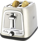 OSTER 2 SLICE EXTRA-WIDE SLOT TOASTER - STAINLESS STEEL - Like New