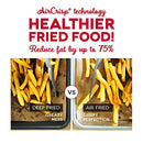 Dash Deluxe Air Fryer with AirCrisp Technology 3 Quarts - Aqua - Brand New