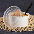 Karat C-KDL142-PP Karat 24-32 oz PP Food Container Flat Lids (Case of 600) - Brand New
