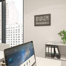 MARATHON Jumbo Atomic Wall Clock with Table Stand B017KNVOEK - Black - Brand New