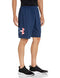 Under Armour Men's Freedom Tech Logo Academy Blue Shorts - Brand New