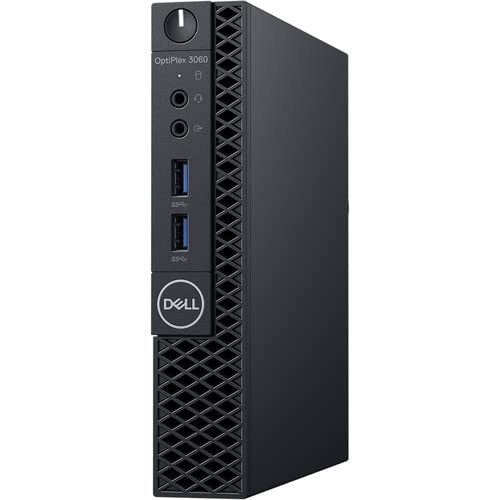 Dell Optiplex 3060 Micro Form Factor PC i3-8100 16GB 256GB SSD Win11Pro - Black - Like New