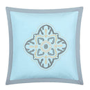Chic Home BCS06714-AN Emily Comforter Set (20 Piece), King, Aqua Blue - Like New