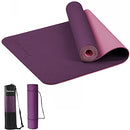 LEEPWEI Yoga Mat for Women Exercise Mat Thick Non-Slip TPE Eco-Friendly - Brand New