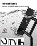 ZeroPone Upgrade 1 Steps Outdoor Handrails Steps - Black Transitional Handrail - Brand New
