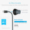 ANKER CABLE POWERLINE+ USB-C TO USB 3.0 HIGH DURABILITY CABLE 3FT A8188 GREY - Like New