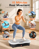 HOPHORSE VIBRATION PLATE EXERCISE MACHINE FOR LYMPHATIC DRAINAGE - GRAY - Like New