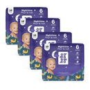 Hello Bello Premium Overnight Baby Diapers Size 6 I 64 Count - Sleepy Sloths - Brand New