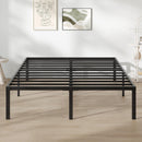 NOVILLA QUEEN BED FRAME 14 INCH METAL PLATFORM N-F10013-Q-BK - BLACK - Like New