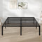 NOVILLA QUEEN BED FRAME 14 INCH METAL PLATFORM N-F10013-Q-BK - BLACK - Like New