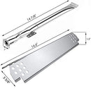 MikeGarden Replacement Parts Nexgrill 720-0830H Grill 2 Pack Grill Grate 4 Pack - Brand New