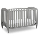 DELTA CHILDREN TAYLOR 4-IN-1 CONVERTIBLE BABY CRIB EASY TO ASSEMBLE W100140-026 - Like New