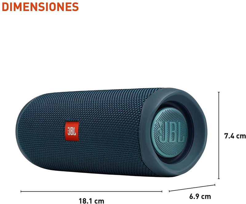 JBL FLIP 5 Waterproof Portable Bluetooth Speaker Blue JBLFLIP5BLUAM New