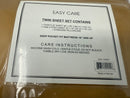 MILANO COLLECTION TWIN SHEET SET 1000 THREAD COUNT 100% COTTON 3 PIECE - GOLD - Like New