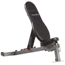 POWERBLOCK SPORT BENCH WORKOUT BENCH 5 POSITION ADJUSTABLE BENCH & SEAT - SILVER - Like New