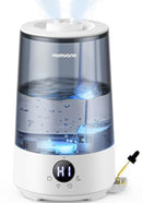 Homvana H101 Humidifiers for Bedroom Home, 3.6 L Cool Mist Top-Fill - Grey - Like New