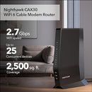 NETGEAR Nighthawk WiFi 6 Cable Modem Router CAX30-100NAR DOCSIS - Scratch & Dent