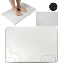 BigBcart White Stone Bath Mat for Bathroom - Diatomaceous Earth Bath Mat Stone - Brand New