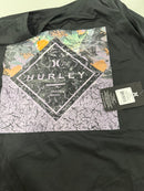 HURLEY SHORT SLEEVE NINTEEN NINTY NINE GRAPHIC TEE - SIZE: MEN M - BLACK - Brand New