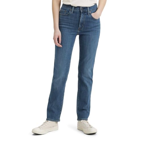 LEVI'S WOMEN 724 HIGH RISE STRAIGHT JEANS SIZE: WOMEN 28X32 WAY WAY BACK - Brand New