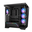 INWIN PRISM MID TOWER GAMING CHASSIS SUPPORTS ATX MINI-ITX 120MM FANS - BLACK - Like New