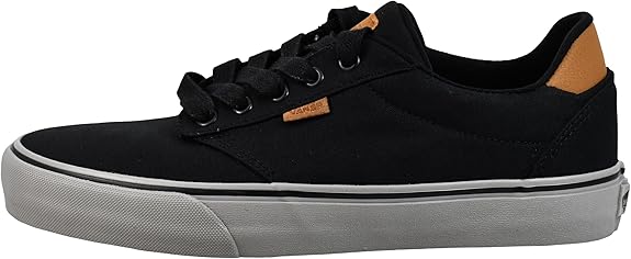 VANS MEN'S ATWOOD DELUXE SHOE - SIZE: MEN 9.5 - DELUXE BLACK/GRAY - Like New
