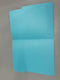 OFFICE DEPOT 2-TONE FILE FOLDERS, 1/3 CUT, LETTER SIZE, PACK OF 24 - TEAL - Like New