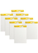 POST-IT 1668443 SUPER STICKY EASEL 25-X30" WHITE 8 PACK (559-VAD-8PK) - WHITE - Brand New