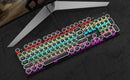 MAGEGEE MK-STORM (PUNK) RETRO TYPEWRITER STYLE, BLUE SWITCH, LED KB - BLACK - Like New