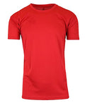 Galaxy by Harvic Men's Moisture-Wicking Wrinkle Free Tee (MPT-100RD-2XL) Red 2XL - Brand New