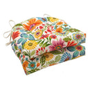 B07BG5XDQ9 Pillow Perfect Bright Floral Indoor/Outdoor Tufted Wicker - 2 Count - Like New