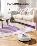 OKP Robot Vacuum with Mapping, 6000Pa Power Suction, LiDAR Navigation - Like New