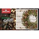 NATIONAL TREE COMPANY PRELIT ARTIFICIAL CHRISTMAS WREATH, 24 INCHES - GREEN - Like New