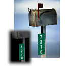 Hy-Ko Products 911 Address Plate 6"x18"(3" Numbers) Green, 1 Piece - Brand New