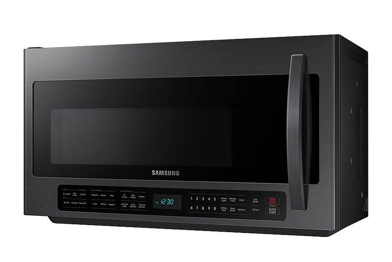 Samsung 2.1 Cu. Ft. Over the Range Microwave - Black Stainless Steel Like New